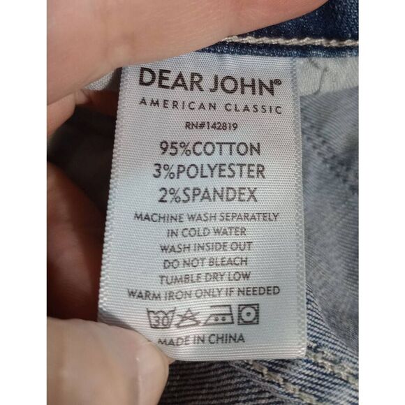 Dear John Jeans Ladies 32 Sloan‎ Bootcut Distressed - Picture 9 of 10